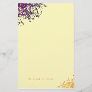 From me to you stationery
