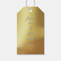 from me to you with love sqrbll 2 sided Gift Tag
