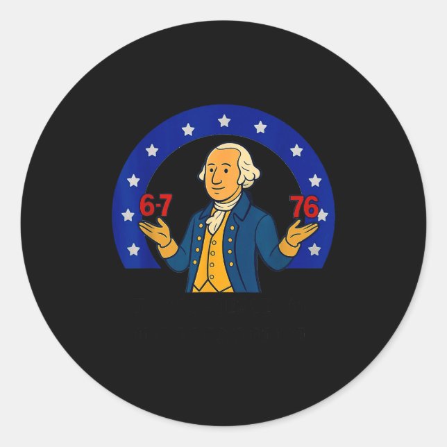 From Meme To Independence  Classic Round Sticker (Front)