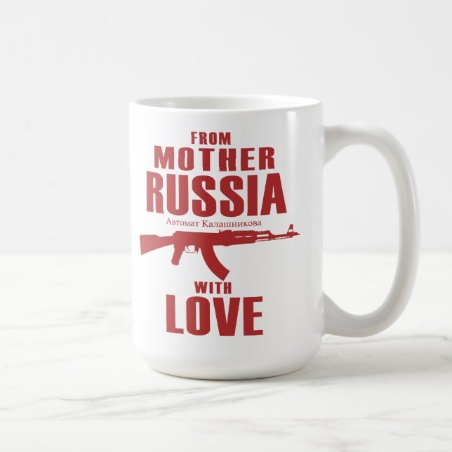 From Mother Russia with Love AK Mug (Right)