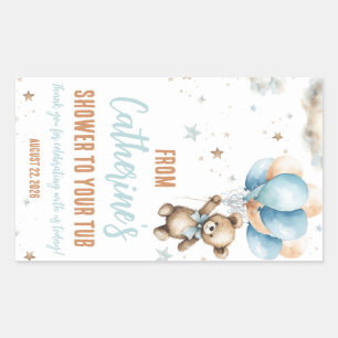 From my Shower to your Tub Bath Favour Gift Sticker