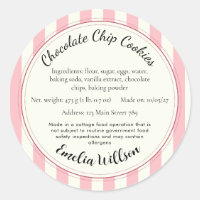 From my small kitchen Cottage Law Cookie Label