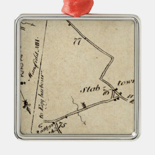 From New York to Mount Holly 48 Metal Ornament