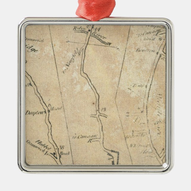 From New York to Stratford 4 Metal Ornament (Front)