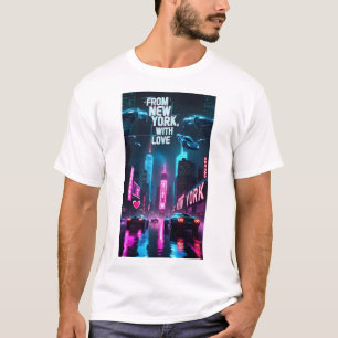 From New York, with Love Manhattan Nights GlamouR T-Shirt