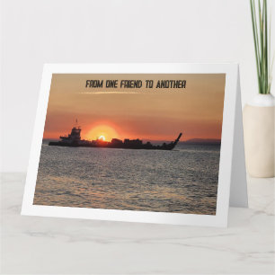 from one friend to another safe travels card