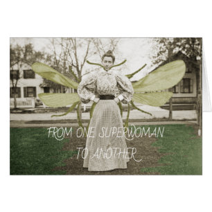 FROM ONE SUPERWOMAN TO ANOTHER 1890 FLYING WOMAN