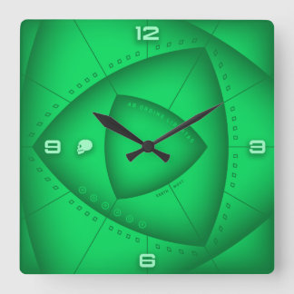 From Order Comes Freedom Square Wall Clock