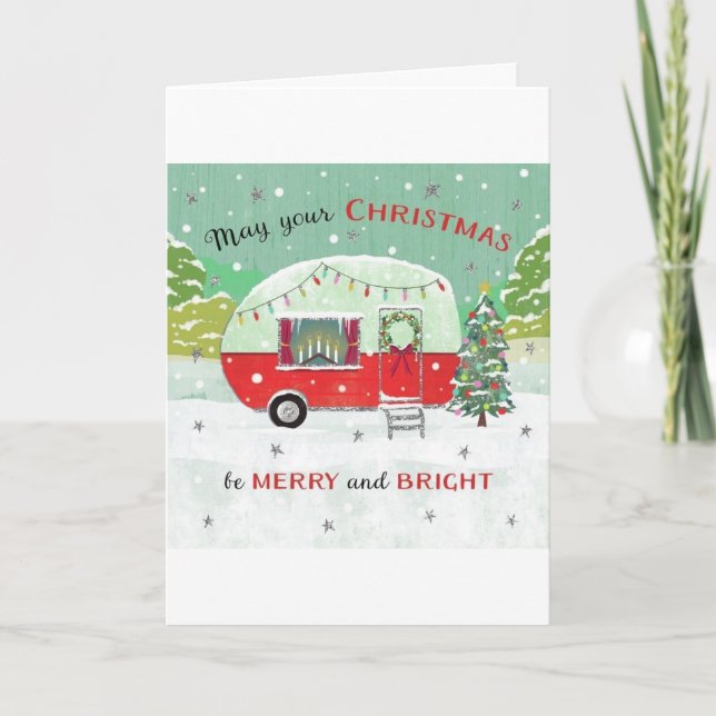 FROM "OUR CAMPER" CHRISTMAS GREETINGS CARD (Front)