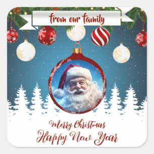 From our family square sticker