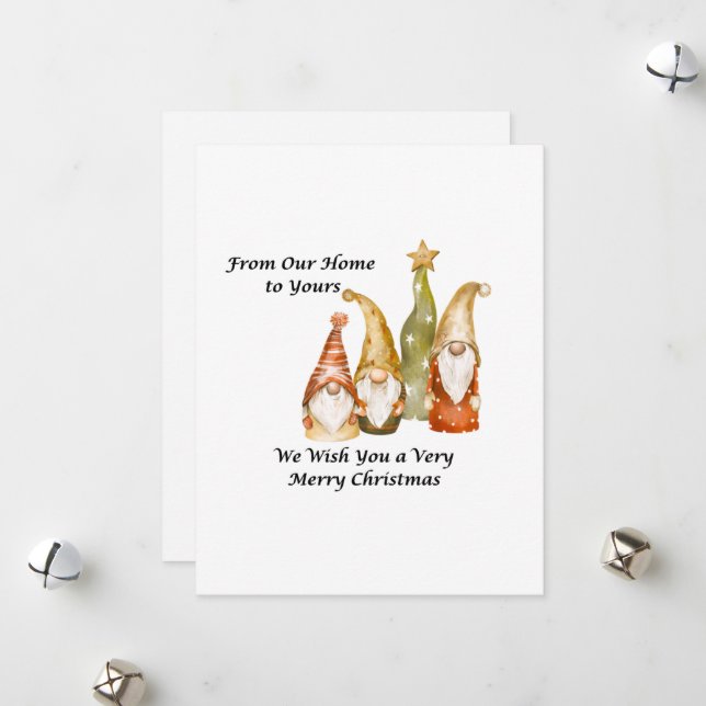 From Our Home to Yours Holiday Card (Front/Back In Situ)