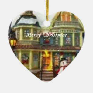 From "Our house to Yours" Traditional style Ceramic Ornament
