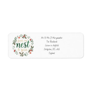 From Our Nest to Yours Address