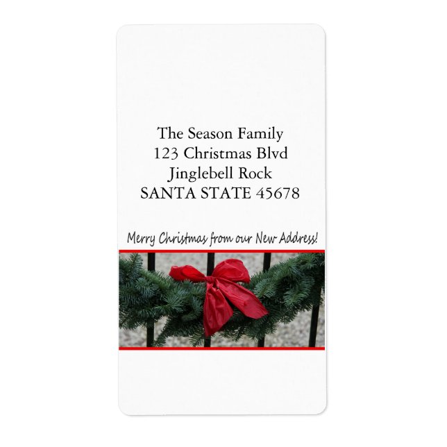 From our new address Wreath (Devant)