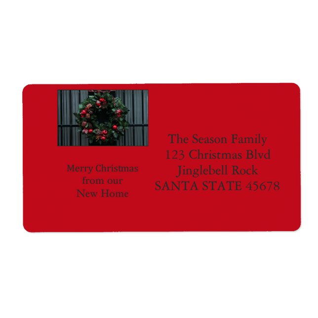 From our new address Wreath (Devant)