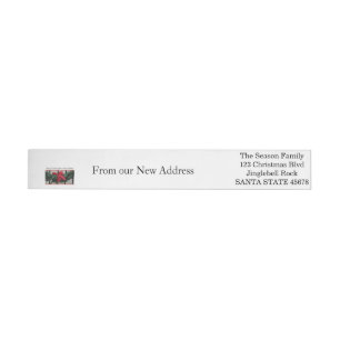 From our new Home Christmas Wreath Wrap Around Label