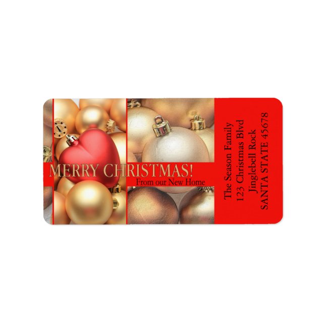 From our new Home Golden ornaments Label (Front)