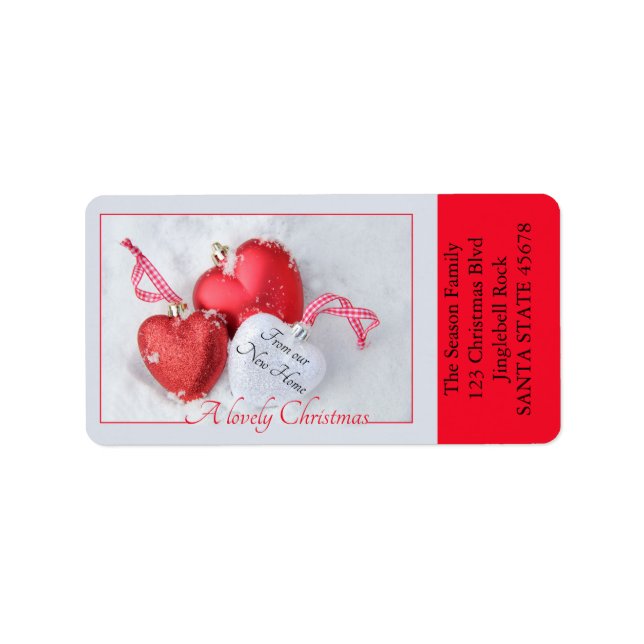 From our new Home Heart ornaments Label (Front)