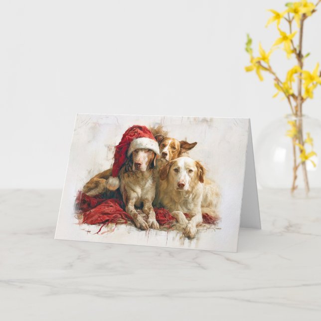 From Our Pack To Yours Christmas Card (Yellow Flower)