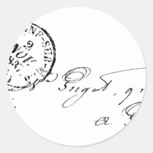 From Paris Classic Round Sticker