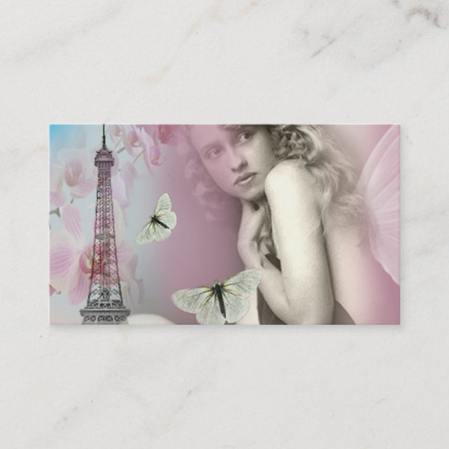 From Paris with Love Business Card (Front)