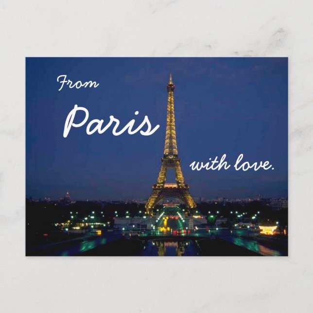 From Paris with love - travel postcard (Front)