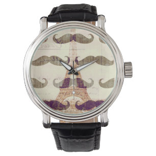From Paris with moustache Watch