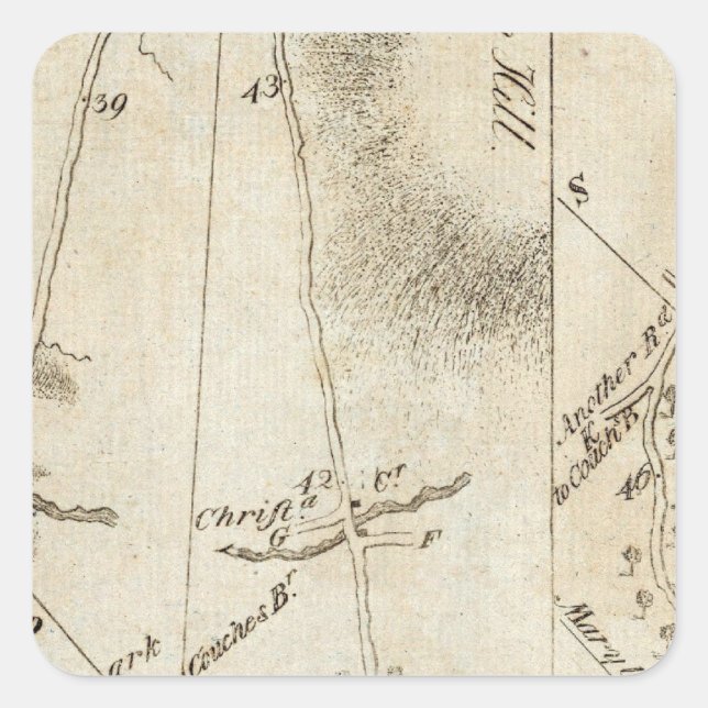 From Philadelphia to Annapolis Maryland 54 Square Sticker (Front)