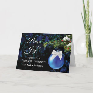 From Physical Therapist Custom Name Holiday Card