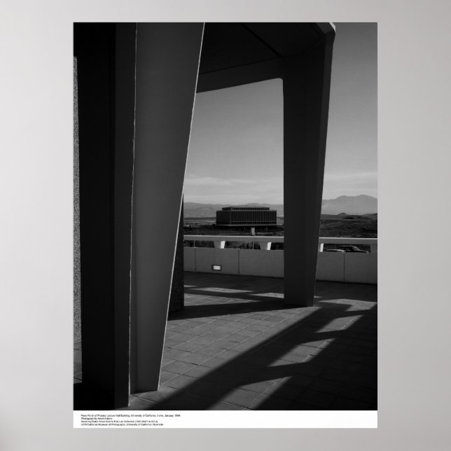 From Porch of Physics Lecture Hall Building Poster (Front)