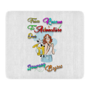 From Rescue To Adventure Our Journey Begins Paws Cutting Board