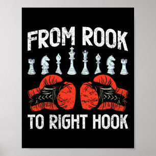 From Rook To Right Hook Chess Boxing Fusion  Poster
