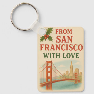 From San Francisco With Love – Vintage Christmas  Keychain