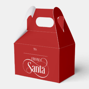 From Santa Claus Christmas Holiday Favor Box