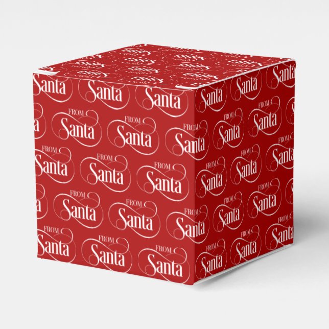 From Santa Claus Christmas Holiday Favour Box (Front Side)