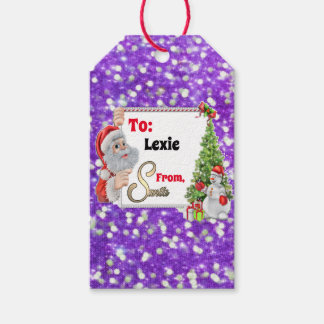 From Santa Gift Tags