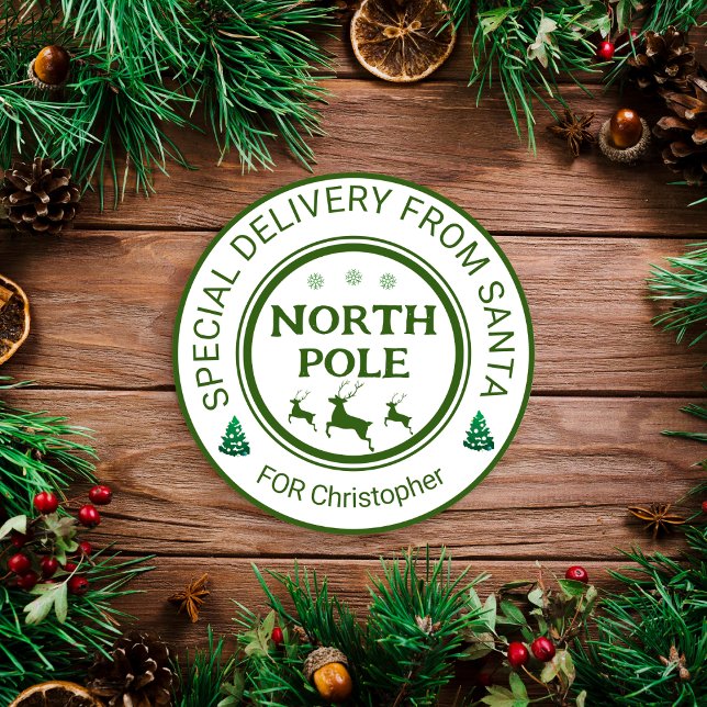 from santa stickers north pole (Creator Uploaded)