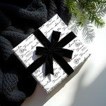 From Santa Vintage Postage Mail Parcel White Wrapping Paper<br><div class="desc">Wrap your gifts in nostalgia and charm with our "From Santa" Vintage Postage Mail Parcel black and white Wrapping Paper. This design captures the magic of the season with a vintage postal theme that brings to mind the excitement of receiving a special delivery from the North Pole. Featuring a black...</div>