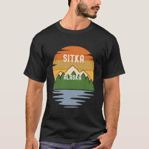 From Sitka Alaska Vintage Sunset T-Shirt