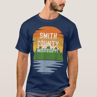 From Smith County Mississippi Vintage Sunset Gift T-Shirt