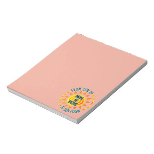 From Son Up To Son Down Mom of Boys Notepad