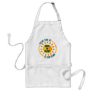 From Son Up To Son Down Mom of Boys Standard Apron