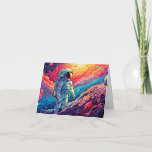 From Space & Beyond Drawing Birthday Card