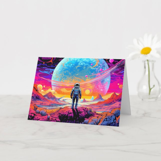 From Space & Beyond | Happy Birthday Card (Small Plant)