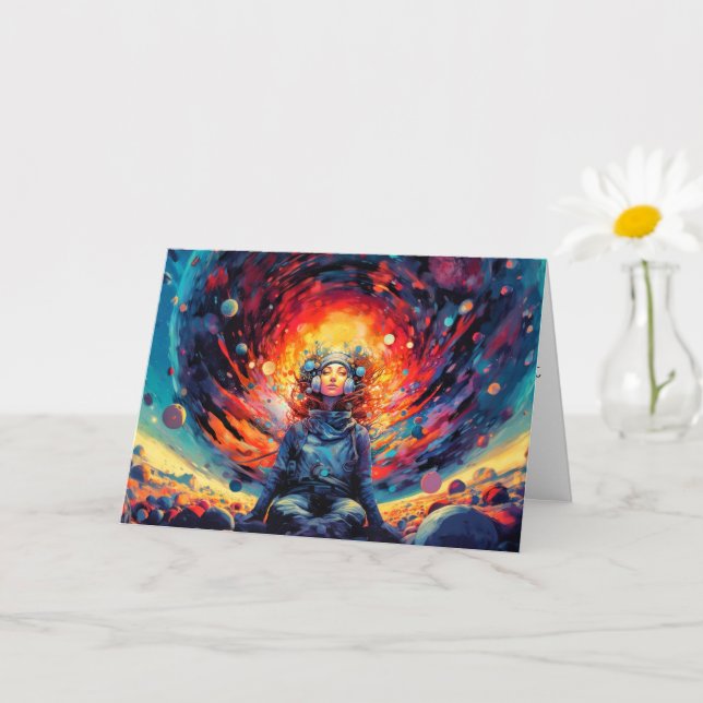 From Space & Beyond Illustration Card (Small Plant)