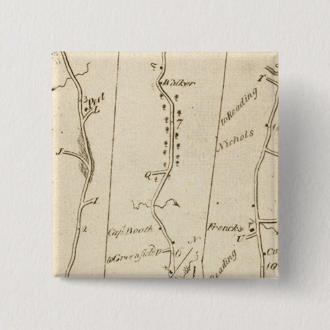 From Stratford to Poughkeepsie 15 2 Inch Square Button (Front)