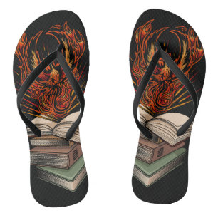 From The Books Flip Flops