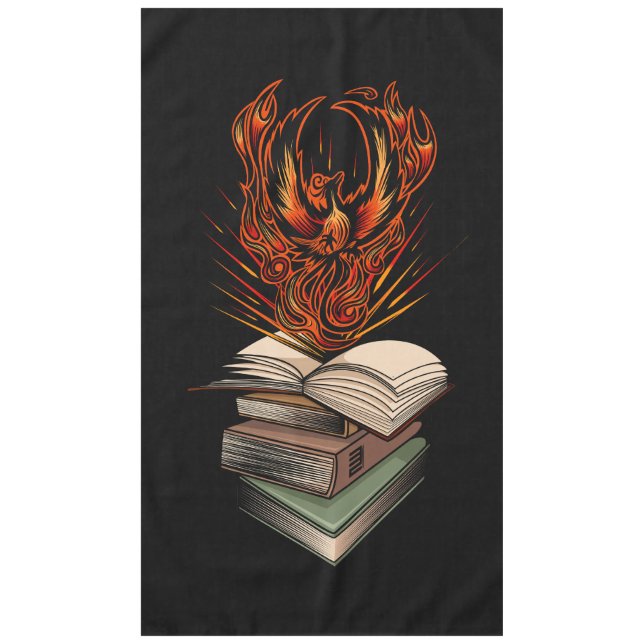 From The Books Tablecloth (Front)