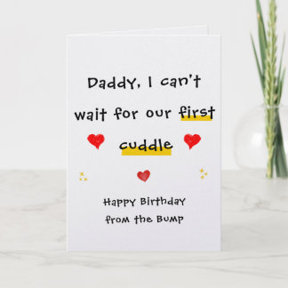 From The Bump Birthday Card - Daddy To Be Birthday