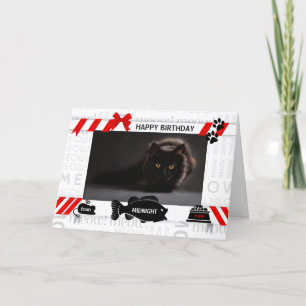 from the Cat Birthday Red Pet's Photo and Name Card